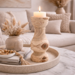 Świecznik Candle Holder Wood midi - Koopman 2