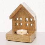 Świeczniki Domki na tealight 3 szt - Boltze 4