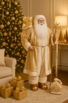 Święty Mikołaj 120 cm kolekcja gold  1
