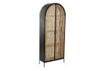 Szafa rattanowa boho czarna - Item International 2
