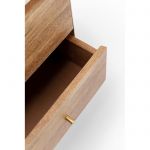 Szafka nocna drewniana Grace z marmurowym blatem - Kare Design 13