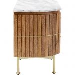 Szafka nocna drewniana Grace z marmurowym blatem - Kare Design 14