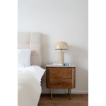 Szafka nocna drewniana Grace z marmurowym blatem - Kare Design 2