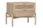 Szafka nocna komoda rattanowa round - Item International 2