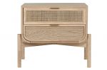 Szafka nocna komoda rattanowa round - Item International 1
