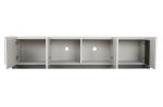 Szafka Retro Lounge RTV z marmurowym blatem - Item International 4