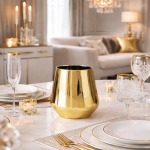 Szklanka złota metaliczna - Boltze 2