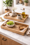 Taca drewniana mango 2 szt - Atmosphera 3