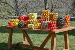 Wazon ceramiczny donica Mandarynki - Item International 4