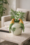 Wazon ceramiczny donica Papugi 3