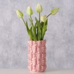 Wazon ceramiczny Kokardki różowy - Boltze 2