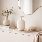 Wazon Santorini Wave biały  2