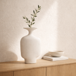 Wazon Santorini Wave biały 40 cm 2