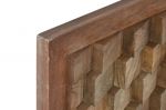Wezgłowie Modern 3D z drewna mango 160 cm 3