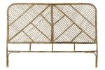Wezgłowie rattanowe zagłówek boho 175x130 cm - Item International 1