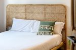 Wezgłowie rattanowe zagłówek boho 178x127 cm 2