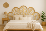Wezgłowie zagłówek Paw w stylu boho 190 cm - Item International 2
