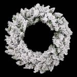 Wianek świąteczny ośnieżony 40 cm - Atmosphera 2