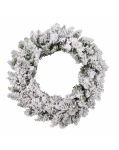 Wianek świąteczny ośnieżony 40 cm - Atmosphera 1