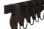 Wieszak ścienny drewniany Shoes 66 cm  - Item International 2