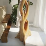 Wieszak stojący z drewna suar 200 cm  - Item International 3