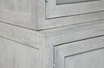Witryna Eterno White drewno mango 200x230 cm 8
