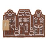 Wycieraczka kokosowa Christmas Village 60x40 cm 1