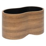 Zestaw 2 Pufy Wood Boucle - Atmosphera 4