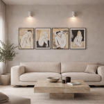 Zestaw 4 obrazów Women 2