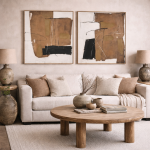 Zestaw Obrazów Abstract brown 2