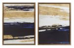 Zestaw Obrazów Golden Horizon 60 x 80 cm 1