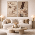 Zestaw Obrazów Velvet Muse 80 x 120 cm 2