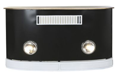 Barek na wino Garage czarny