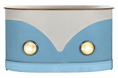 Barek na wino Garage niebieski