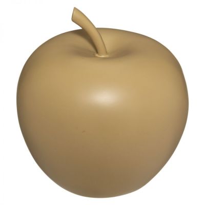 Dekoracja Jabłko matowe musztardowe