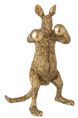 Dekoracja Kangaroo Boxer złota