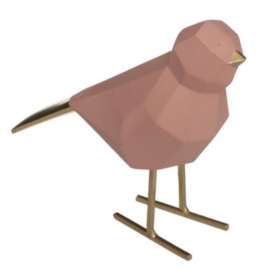 Dekoracja Origami Bird różowy