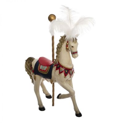 Dekoracja świąteczna Koń cyrkowy 53cm