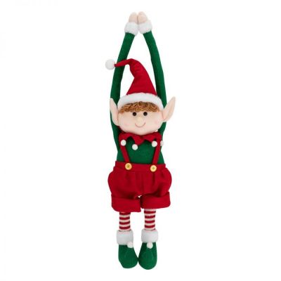 Dekoracja świąteczny Elf wiszący 74 cm - Atmosphera