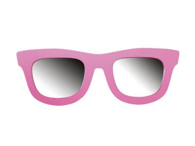 Lustro Sunglasses różowe designerskie