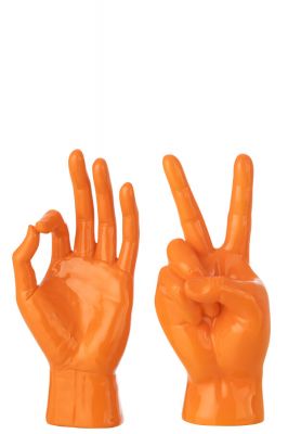 Figura dekoracyjna Hand orange 