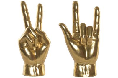 Figura dekoracyjna Hand złota