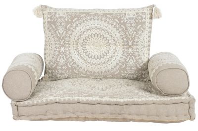 Fotel Boho Nest jednoosobowy beżowy - Item International