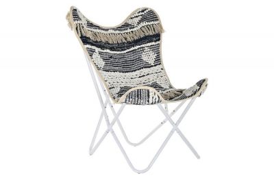 Fotel Butterfly cozy boho z frędzlami - Item International