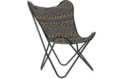 Fotel Butterfly etno czarny - Item International