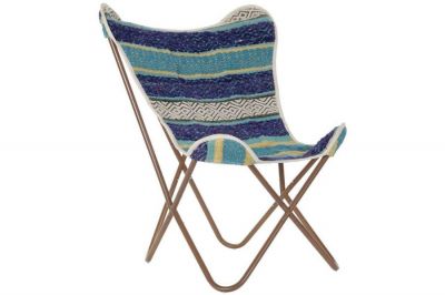 Fotel Butterfly navy blue  - Item International