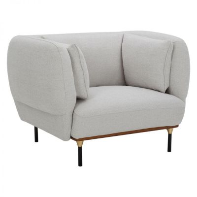 Fotel Cube elegant perłowo szary - Atmosphera
