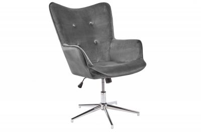 Fotel Lounger regulowany szary