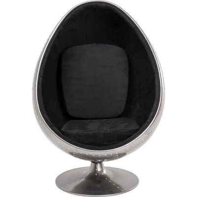 Fotel obrotowy Eye Ball Graphit Alu - Kare Design