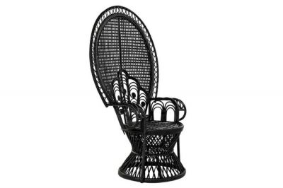 Fotel Paw boho czarny - Item International